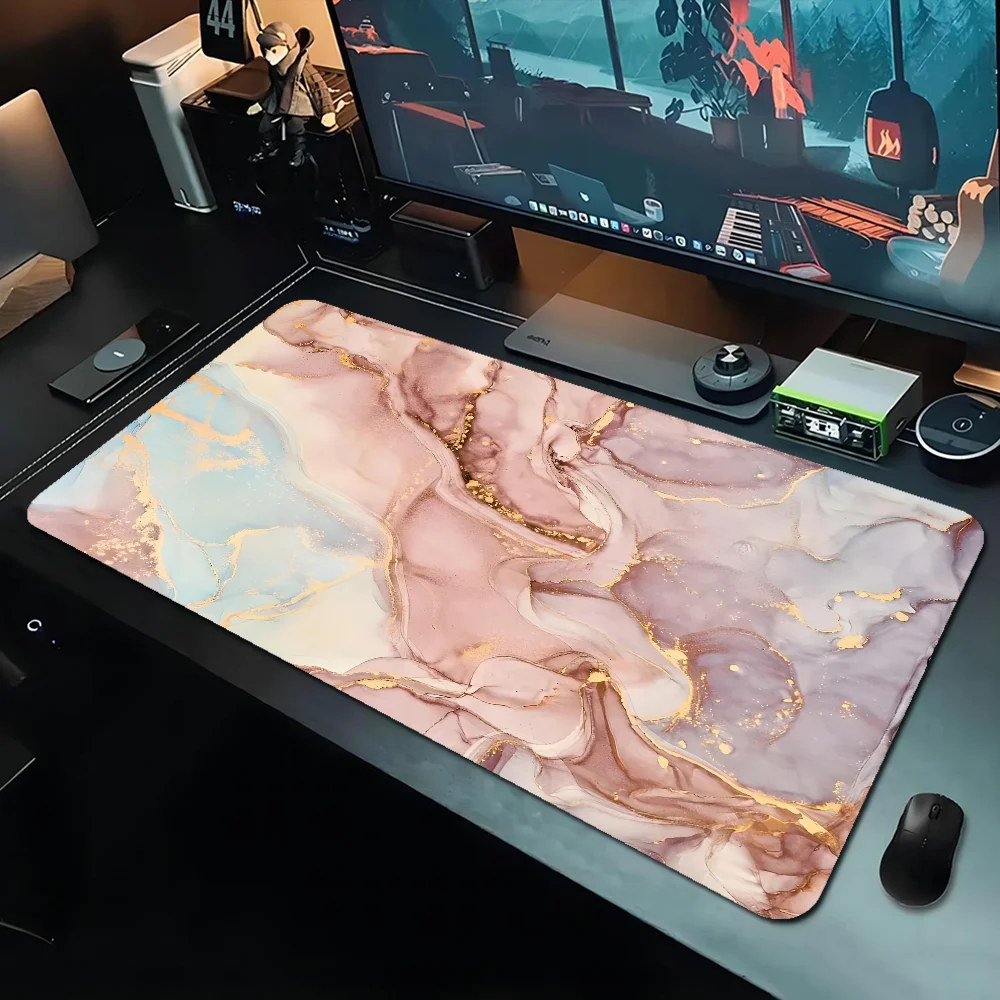 Grande moda mármore mouse pad  - Bar Mat Rubber avaliação e preço