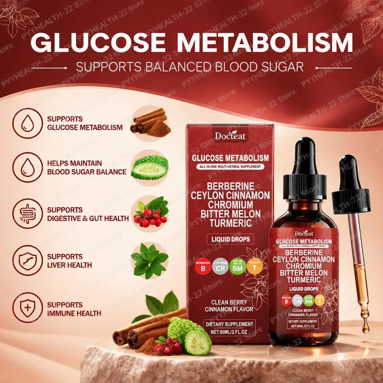 Gotas para o Metabolismo da Gl - Bitters Bottle Set avaliação e preço